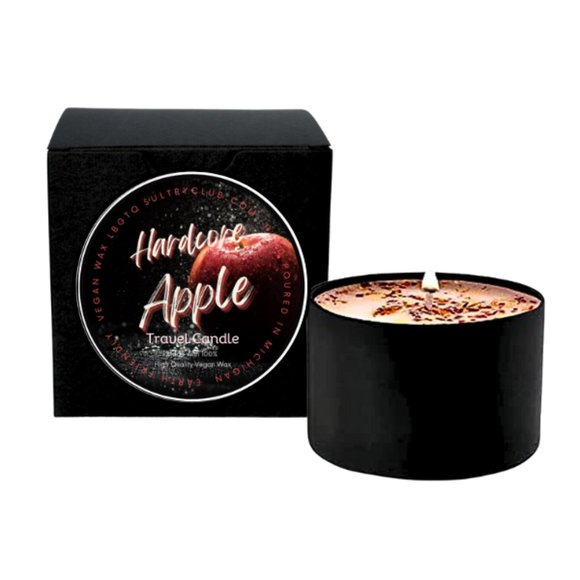 HARDCORE APPLE TRAVEL CANDLE 8 OZ - Picture 2 of 3